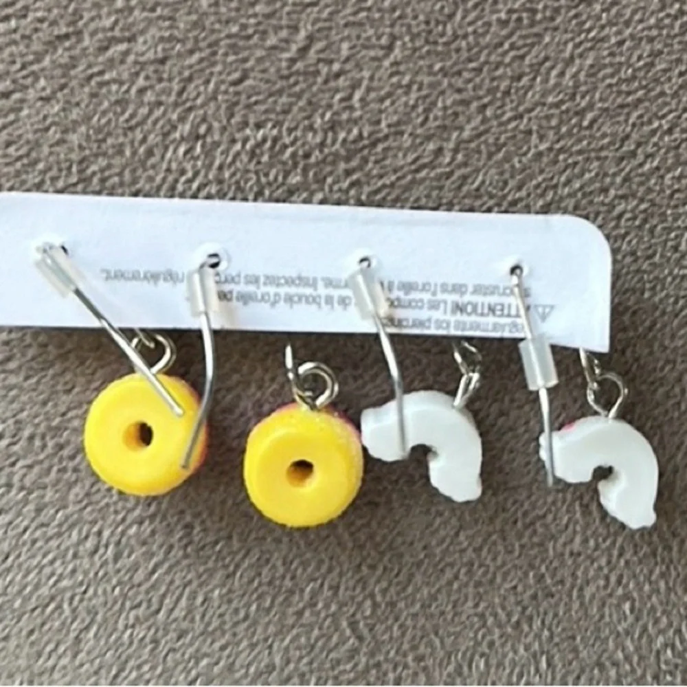 Earrings Rainbow Star Donut